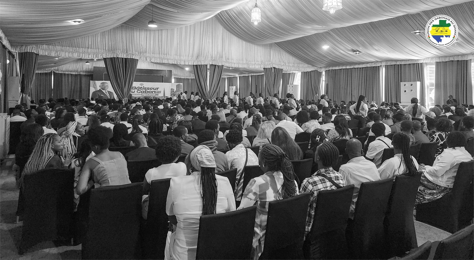 Rassemblement de la communauté gabonaise au Ghana lors d'un événement de l'UGG